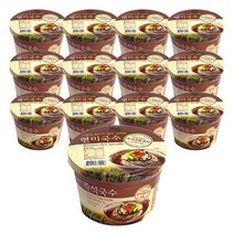 비건 건강 현미 국수 현미면 컵라면, 92g, 12개