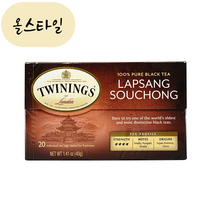 올스타일 트와이닝 twinings 100% 블랙 티 랍상소우총 lapsang souchng 20 티백 미국직구, 1개