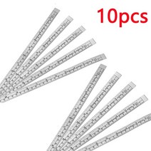 측량 5/10pcs 자기 접착제 측정 테이프 메트릭 인치 재봉틀 스티커 도구 종이 눈금자 рулетка из, 02 10pcs