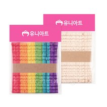 2000 하드바 블록 홈하드바 원목색 칼라 아이스크림 막대, 블록(원목)