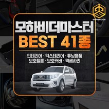 [골져스] 신형 모하비 더마스터 차량용품 실내 기스방지 커버 튜닝 악세사리, 36.로테이션 마그네틱 거치대 그레이