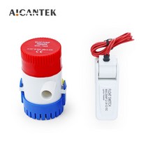 dc 빌지 펌프 12v24v 3505007501100 gph with water level float switch used in boat 수상 비행기 모터 홈 하우스 태양열, 12v, 500gph