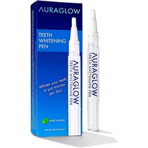 AuraGlow Teeth Whitening Pen 35％ Carbamide Peroxide 15＋ Whitening Treatments No Sensitivity 2mL, Upgraded Teeth Whiten 2