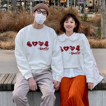 커플룩 봄가을 맨투맨 일장일단 코트 소소한 겨울 트렌드 발렌타인 선물