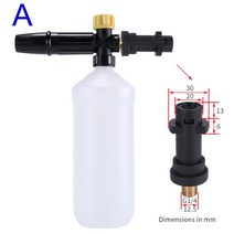 고압세척기 노즐 부품 압력 와셔 스노우 폼 랜스 Karcher K 고압 폼 건 캐논 비누 거품 노즐 자동차 클린, 01 A_02 Russian Federation