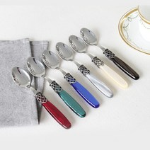 디앤디 프랑스 커피스푼 6종 택1, 다크그린펄 R560