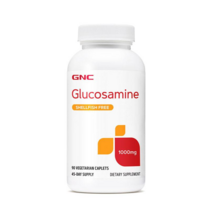 GNC 글루코사민 1000mg 쉘피시 프리 글루텐 프리 베지테리안 캐플렛, 90개입, 1개