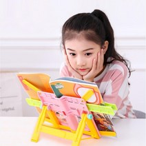 어린이 유아 각도조절 책받침 독서 스탠드 공부 책상 책걸이 바른자세 키즈