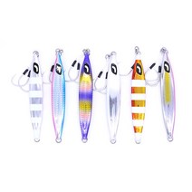 지깅 루어 130g 160g 1pc OCEA 느린 지그 금속 지그 정어리 낚시 이스카 인조 루어 미끼 낚시 지그 위드 후크로 낚시를 합니다, 실버