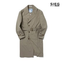 지이크 베이지 드롭숄더 스트랩 트렌치코트 (PENAB7306)