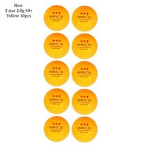연습용 탁구공 동호회 폴리볼 레슨용 ABS 플라스틱 40mm 100g 영어 스타 2 8mm, N02 .10 Yellow