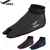 GULL GULL 걸 핀 삭스 2MM DIVING SOCKS, XL, M블랙