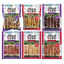 (반값다멍멍아) 블랙노즈 크런치 오리 치킨 스틱 175g 4종 5p 12p 강아지 껌 간식 반려견 덴탈 간식 오래씹는 껌 소형견 대형견, 크런치 오리스틱5p, 5개