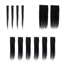 55cm 내가하는 셀프가발 탈부착 똑딱핀 인모피스 12피스 2종, 12(A)1핀x4개+2핀x6개, #NA