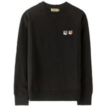 MAISON KITSUNE [명품]메종키츠네 FM00358KM0002 AN 더블폭스헤드 크루넥 ..