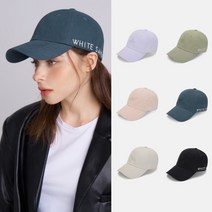 화이트샌즈 공용 레터링 로고 자수 볼캡 루카 6 colors
