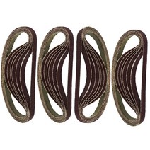 에어 샌딩기 샌더기 핸드 전동 사포 에어 핑거 샌더 샌딩 벨트 그라인더 목공 330X10mm 25 팩 60 -120 그릿, 단일옵션, 한개옵션0