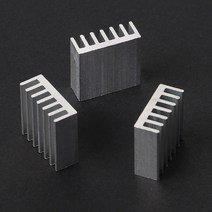 12 Pcs 실버 알루미늄 라디에이터 히트 싱크 방열판 냉각 키트 14x14x6mm P9JB 호환, 단일옵션