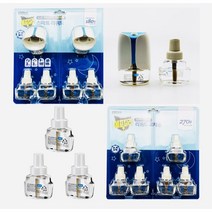 [엘지생활건강] 에프킬라 모기약 리퀴드 스마트히터+무향리필(45일)x2개, 1.에프킬라 리퀴드 무향 훈증기 1개+리필2개