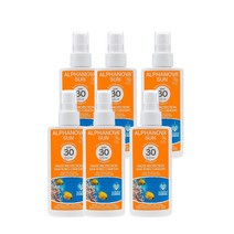 썬 크림 Spf30 125g Alphanova Sun Creme, 6팩
