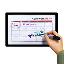 어린이집봄환경판 A4 자유게시판 검정 메모보드 학급게시판, 기본