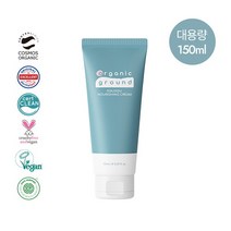 꿈비 [오가닉그라운드] 스쿠스쿠 고보습크림 대용량 150ml, 1세트