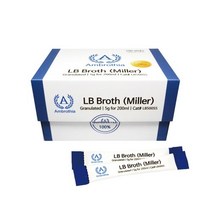 바이오피스 암브로티아 LB500S25 LB Broth 배양 실험 Miller 미생물 과립형 스틱 25g x 20 stick 배지별사탕마켓, LB500S5(이벤트)