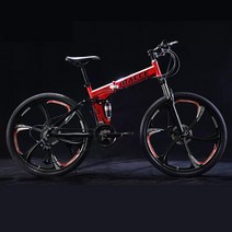 초경량 접이식자전거 휴대용 미니벨로 사이클 21/24/27/30 속도 접이식 산악 자전거 소프트 테일 프레임 24, 03 MODEL 3_02 26in_01 21