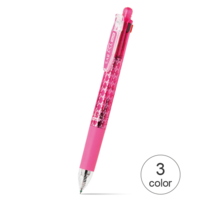 제브라 사라사 멀티 4색볼펜&샤프 J4SAS11 0.4mm, 핑크, 1개