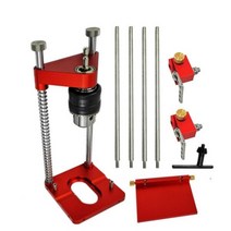 동관 확관기 확관 에어컨 공구 알루미늄 드릴 벤치 구멍 가이드 장부촉 지그 목공 셀프 센터링 홀더 편리한 절약 도구, SET B