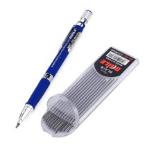 2mm연필심홀더 목재 샤프식홀더 대인의연필 샤프심포함, 컬러심