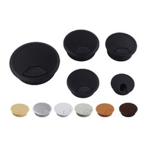 다필요해 전선캡 전선마감캡 마개 책상캡 50mm구멍커버, 검정, 1개