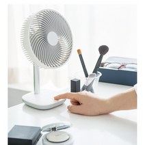 블라우드 휴대용 캠핑용 탁자 책상 발풍기 발선풍기 BLDC 무소음 미니 무선 선풍기