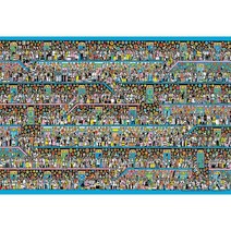 월리를 찾아라 퍼즐 투성이 복도 마이크로 피스1000