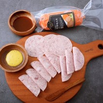 퀸주트 약드부어스트 수제햄 간편식 샌드위치 부대찌개햄 350g, 없음