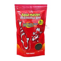 아쿠아마스터 맘마 2호 250g 금붕어사료 잉어먹이 비단잉어 사료, 1개