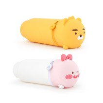 카카오 프렌즈 리틀 실리콘 필통 리틀 라이언, 1개