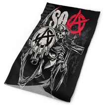 버프 BUFF 레인지볼무정부 상태의 희귀 한 아들 Samcro Men's Bandana Skis 스카프 사이클링 Buff On N, 01 3D_01 25x50cm