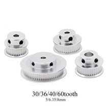 Kee Pang GT2 타이밍 풀리 풀리 30 36 40 60 톱니 풀리 휠 보어 5mm 8mm 알루미늄 기어 톱니 너비 6mm, 2 개 30T W6 B8