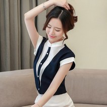 여성 여름 블라우스 셔츠 쉬폰 반팔블라우스 예쁜 CL729