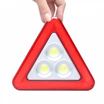 자동차 LED 안전 삼각대 (배터리 장착), 배터리없이, 1개