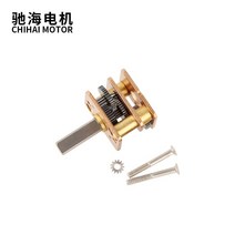 베벨기어박스 벨베기어 불박기 CHF-GM12 10mm 길이 D 샤프트 스퀘어 황동 감속기 기어 박스 12mm * DIY N10 N20 N30 10BY 15BY DC 모터 부품, [05] ratio100-10D