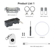 드론낚시 촬영드론 DJI 미니 2 용 매빅 페이로드 드론 에어드로퍼 클립, 01 Thrower set
