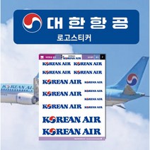 대한항공 로고스티커 /차량용스티커/방수스티커, 2번 일반켈지, 1개