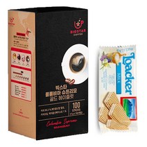 빅스타 콜롬비아 수프리모 골드 헤이즐넛 100T + 로아커 밀크 45g 1개, 단품, 단품