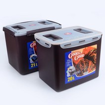 김치냉장고용 대용량 공기차단 김치통 김치냉장고통 업소용, 20L, 사이즈