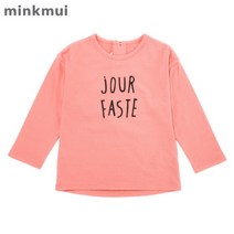 [밍크뮤] (유아) 포인트 레터링 티셔츠_3711433002