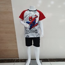 스파이더맨 남아용 레벨 5부 상하 세트