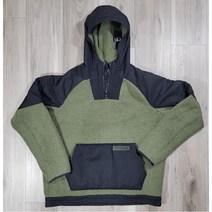 언더아머바람막이80014577 Under Armour Mens Large UA Mission 1/4 Zip Jacket Marine Green 1366094 390