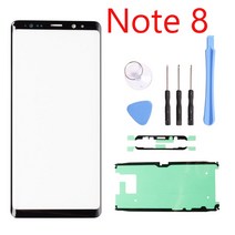 삼성 호환 갤럭시 S8 S9 G960 플러스 S10 참고 8 9 10 20 전면 외부 터치 스크린 유리 렌즈 교체 부품에 대 한 1pcs, 한개옵션1, [07] Note 8